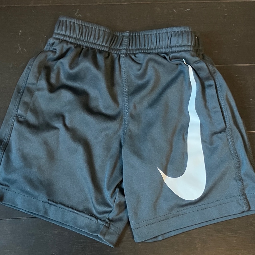 Nike Charcoal Shorts with White Logo